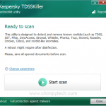 TDSSKiller Start Screen