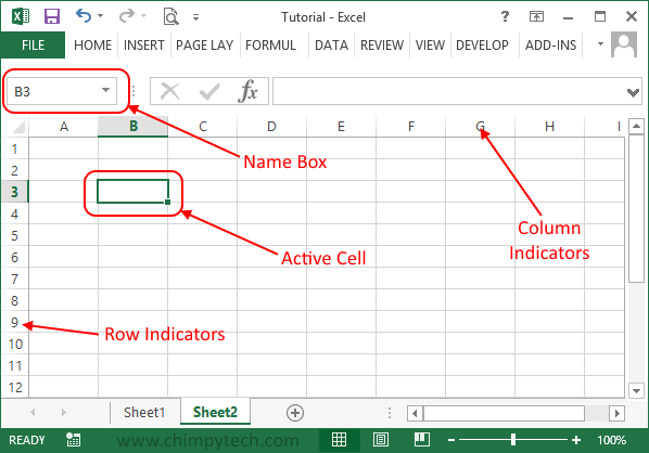 Excel Rows and Columns Explained
