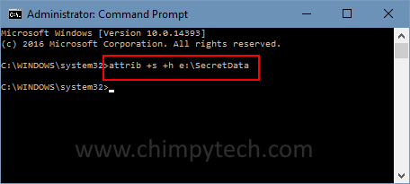 Command To Hide Files In Windows