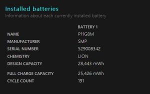 Battery Report 2