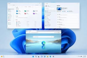An image showing multiple Windows 11 Virtual Desktops.
